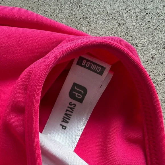 Sylvia P Pink Athletic Leotard - Picture 3 of 9